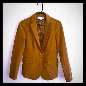 Gold Colored Blazer Forever 21